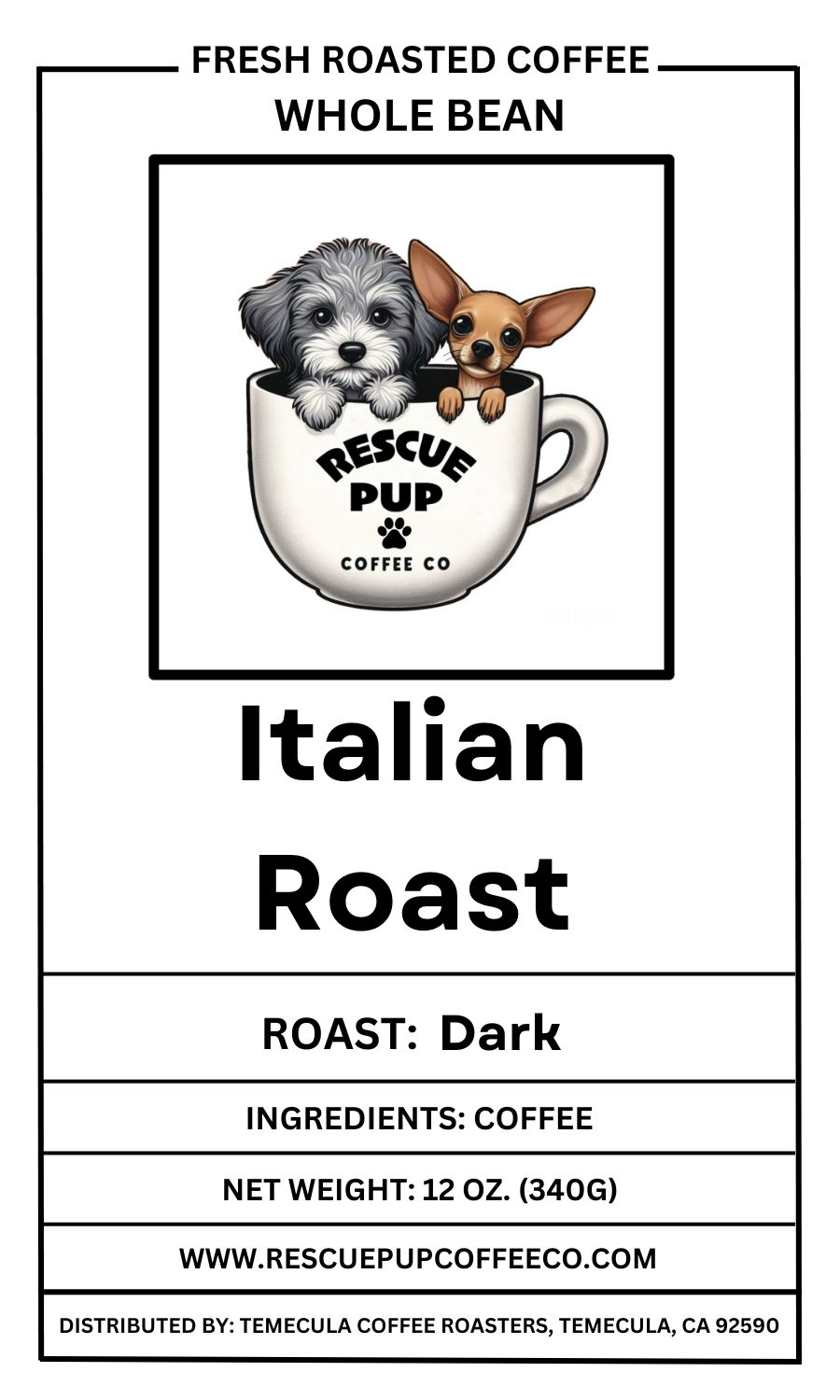 Italian Roast - Whole Bean