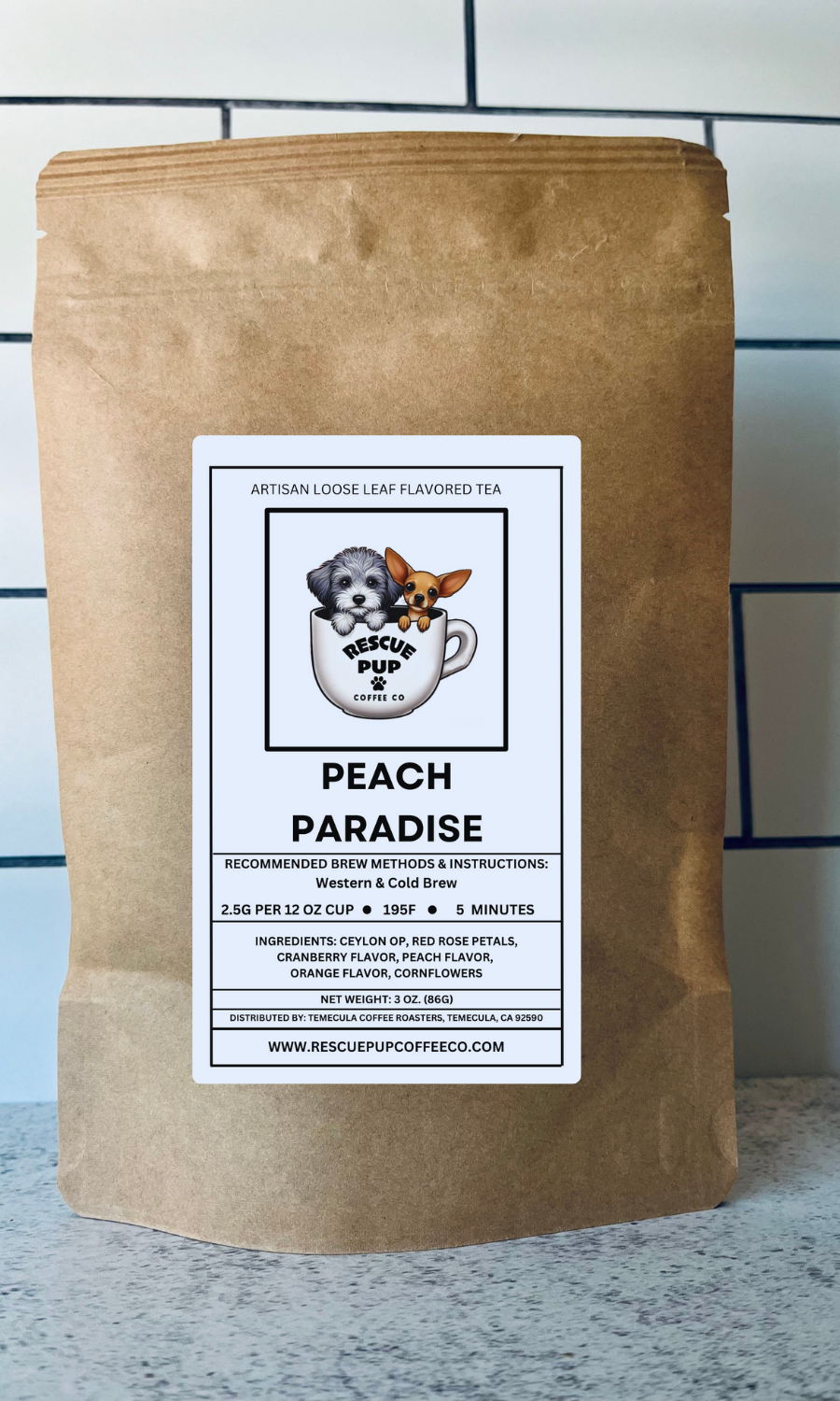 Peach Paradise - Loose Leaf Flavored Tea