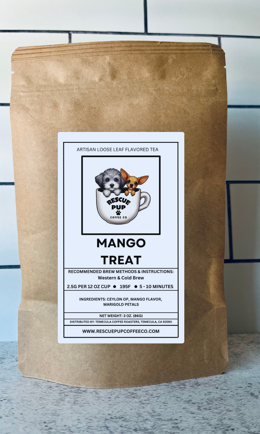 Mango Treat Artisan Loose Leaf Flavored Tea